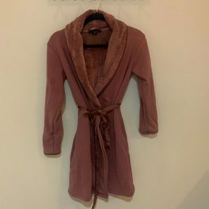 Purple Robe with fleece lining